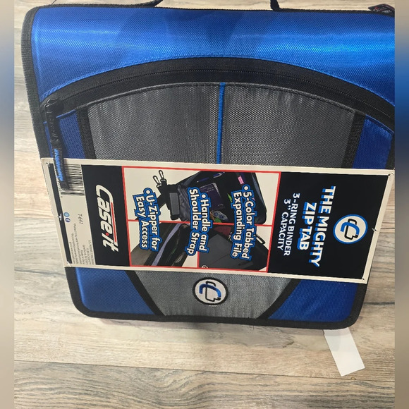 Case It Mighty Zip Tab 3 3-Ring Zipper Binders NWT - Picture 4 of 10